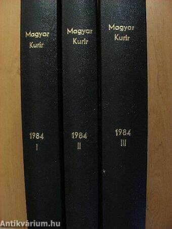 Magyar Kurir 1984. január-december I-III.