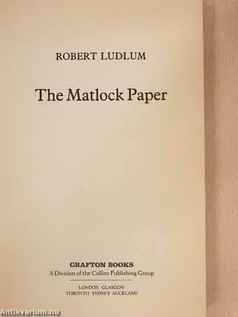 The Matlock Paper