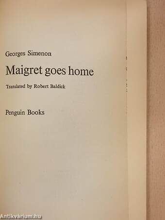 Maigret goes home