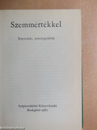 Szemmértékkel