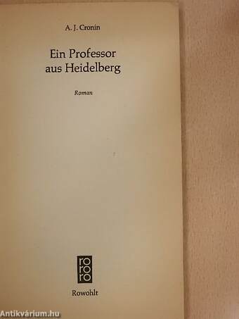 Ein Professor aus Heidelberg