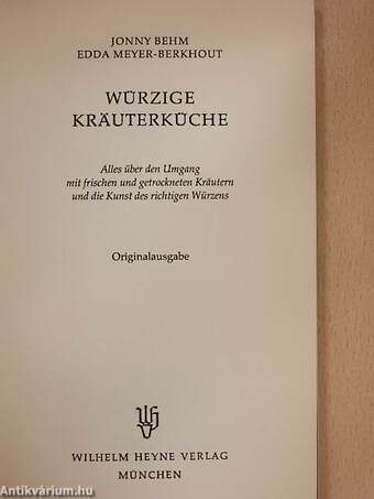 Würzige Kräuterküche