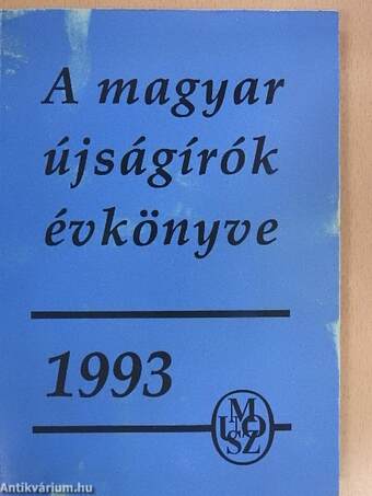 A Magyar Újságírók Évkönyve 1993