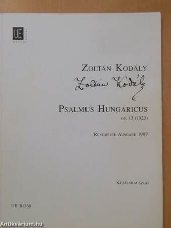 Psalmus Hungaricus op. 13