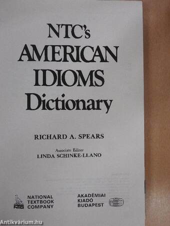 NTC's American Idioms Dictionary