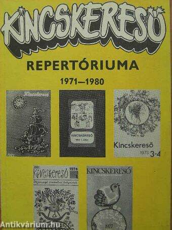 Kincskereső repertóriuma 1971-1980.