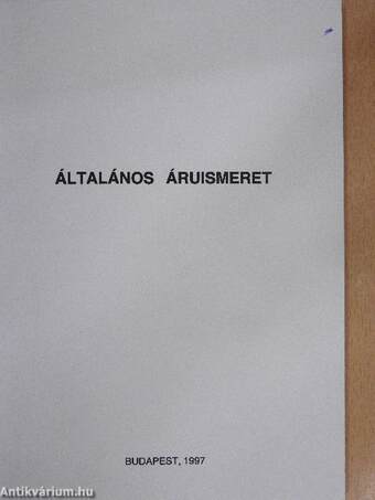 Általános áruismeret