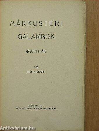 Márkustéri galambok