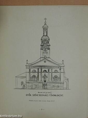 A Magyar Királyi Állami Felső Épitő Ipariskola 1939-40. évi szünidei felvételei, győri műemlékek XI.