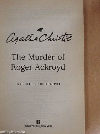 The Murder of Roger Ackroyd