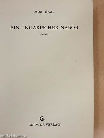 Ein Ungarischer Nabob