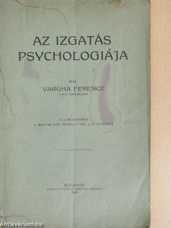 Az izgatás psychologiája