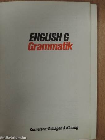 English G Grammatik