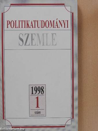 Politikatudományi Szemle 1998/1.