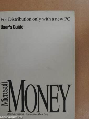 Microsoft Money for Windows - User's Guide