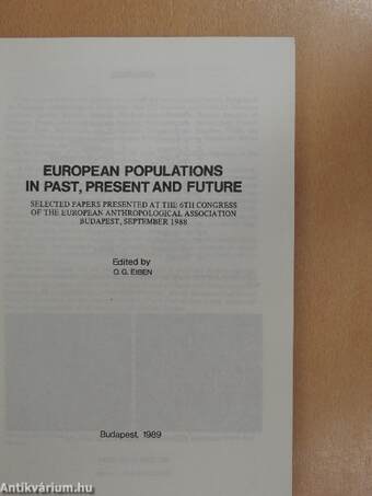 European Populations in Past, Present and Future