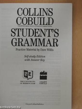 Collins Cobuild Student's Grammar