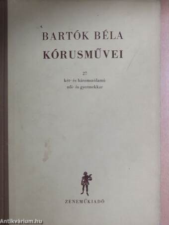 Bartók Béla kórusművei