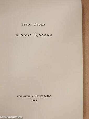 A nagy éjszaka