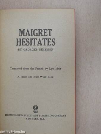 Maigret Hesitates