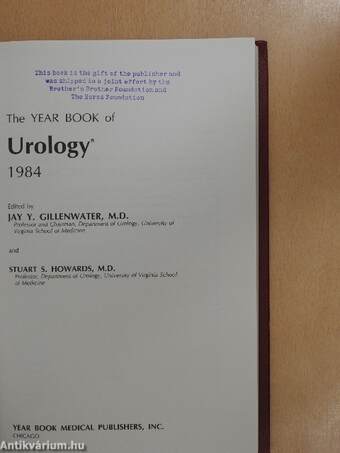 The Year Book of Urology 1984