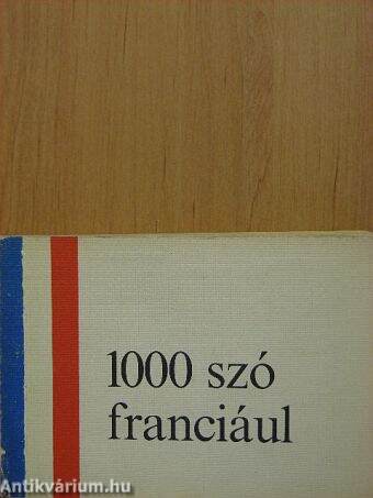 1000 szó franciául 