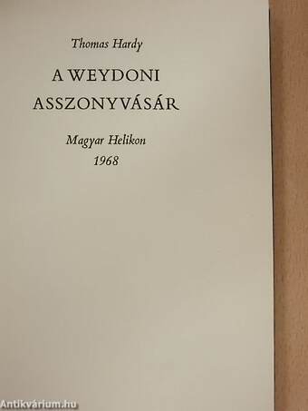 A weydoni asszonyvásár