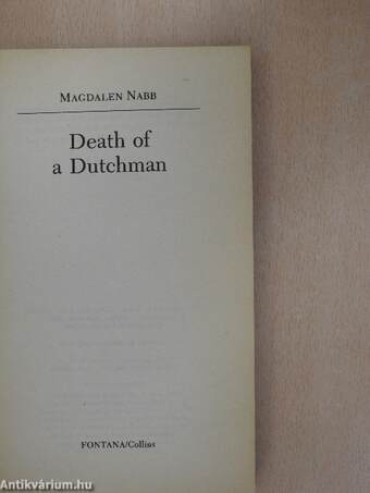 Death of a Dutchman