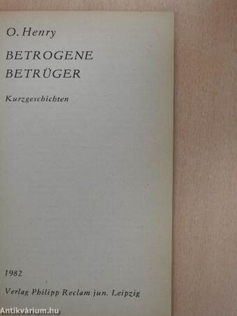 Betrogene Betrüger