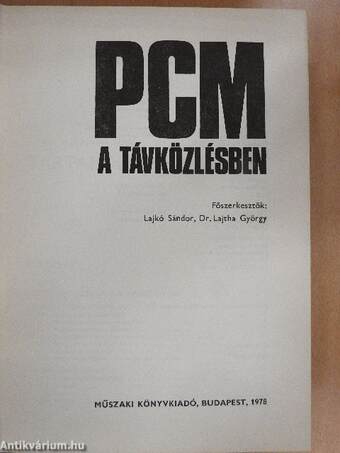 PCM a távközlésben 