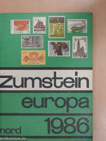 Zumstein Briefmarken-katalog 1. - Europa-Nord 1986