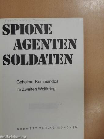 Spione Agenten Soldaten