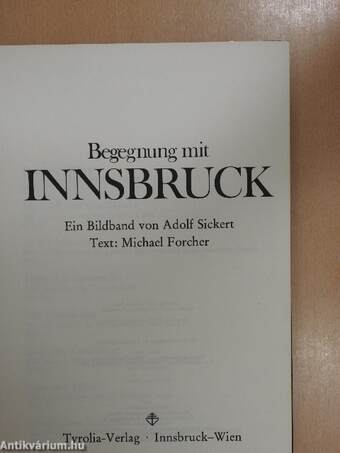 Begegnung mit Innsbruck