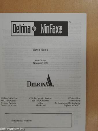 Delrina WinFax Pro 7.0