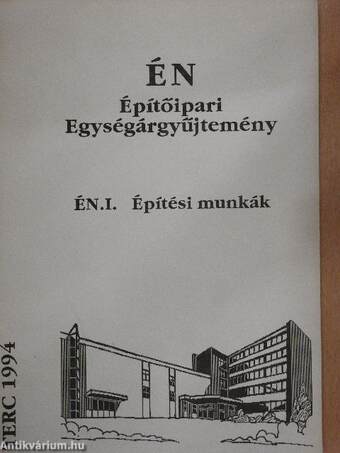 ÉN - Építőipari Egységárgyűjtemény