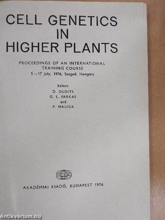 Cell Genetics in Higher Plants