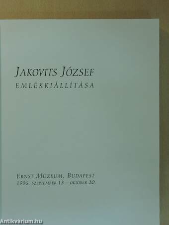 Jakovits József emlékkiállítása