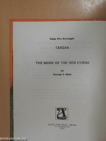 The mark of the red hyena