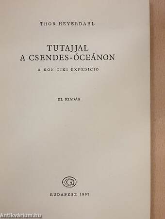 Tutajjal a Csendes-óceánon