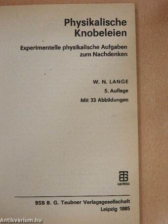 Physikalische Knobeleien