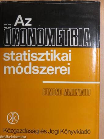 Az ökonometria statisztikai módszerei