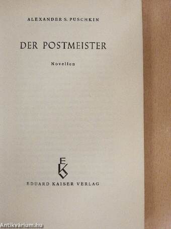 Der Postmeister