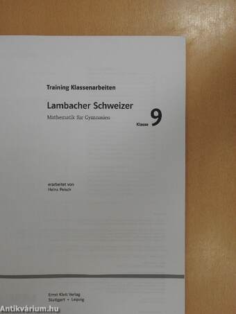 Lambacher Schweizer Mathematik für Gymnasien 9.