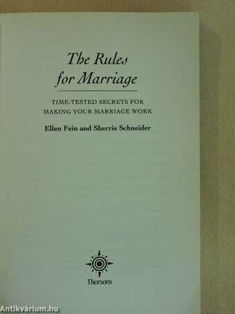 The Rules for Marriage