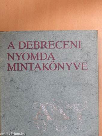 A debreceni nyomda mintakönyve