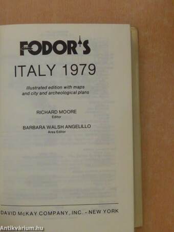 Fodor's Italy 1979