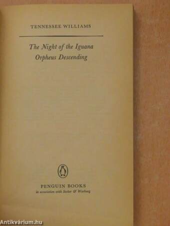 The Night of the Iguana/Orpheus Descending