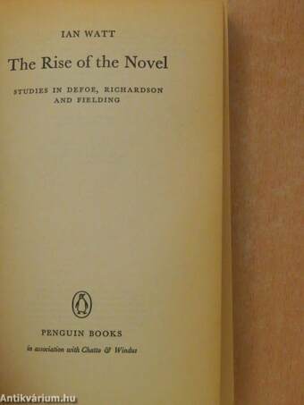 The Rise of the Novel