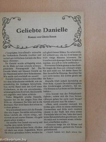 Geliebte Danielle/Nur das Herz weiß die Antwort/Sandra, du mußt jetzt tapfer sein