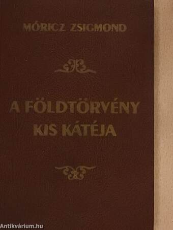 A földtörvény kis kátéja